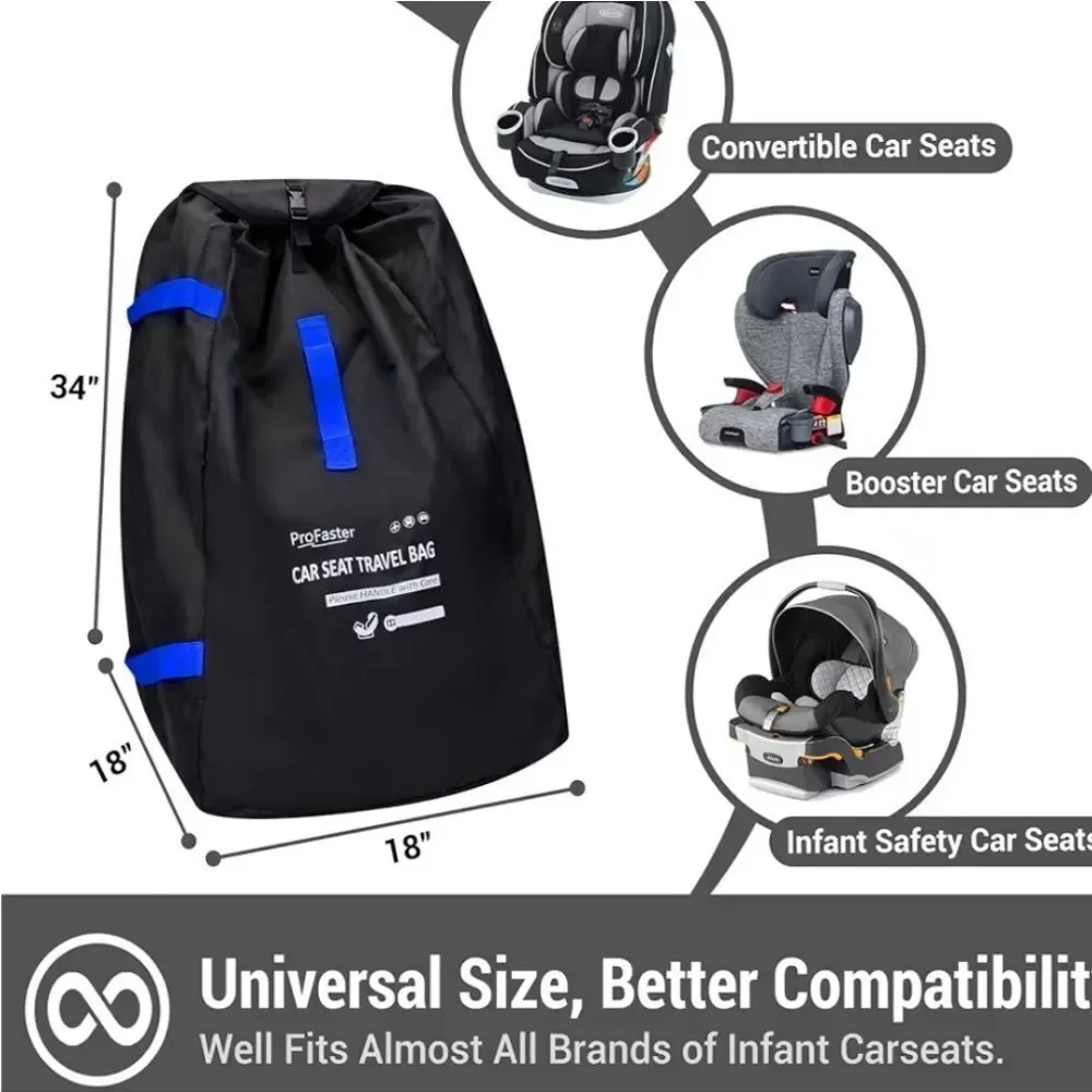 Black Car Seat Travel Bag